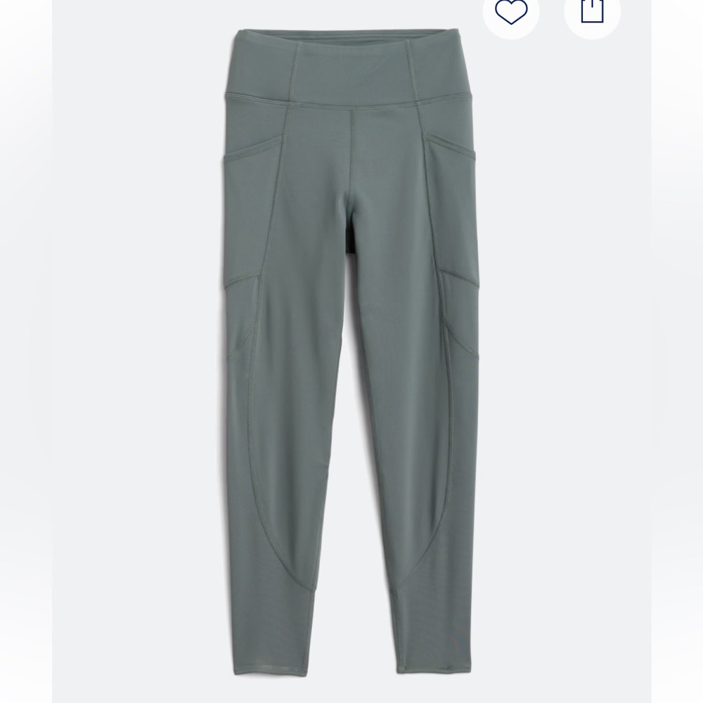 THREADS 4 THOUGHT Rita Core Performance Green/Blue Leggings - Size L